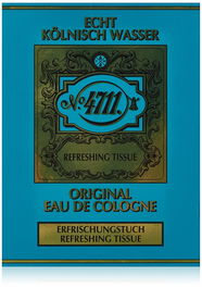 4711 Lingettes nettoyantes rafraîchissantes pour le visage et la peau, paquet de 10 unités, pour femmes